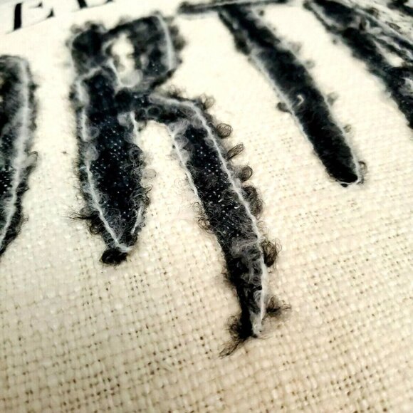 Place and Time Halloween Throw Pillow with Tassels "Welcome Mortals" - Picture 7 of 12